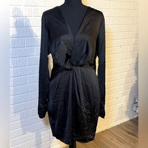 Tie Front Shirt Dress